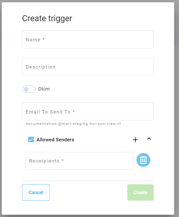 Inbound Email Trigger