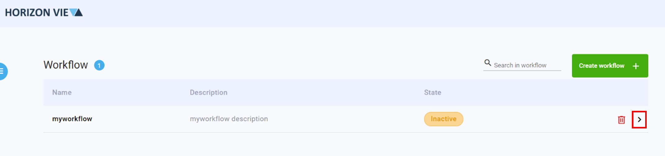 Configure Entity - Workflow Page step 1