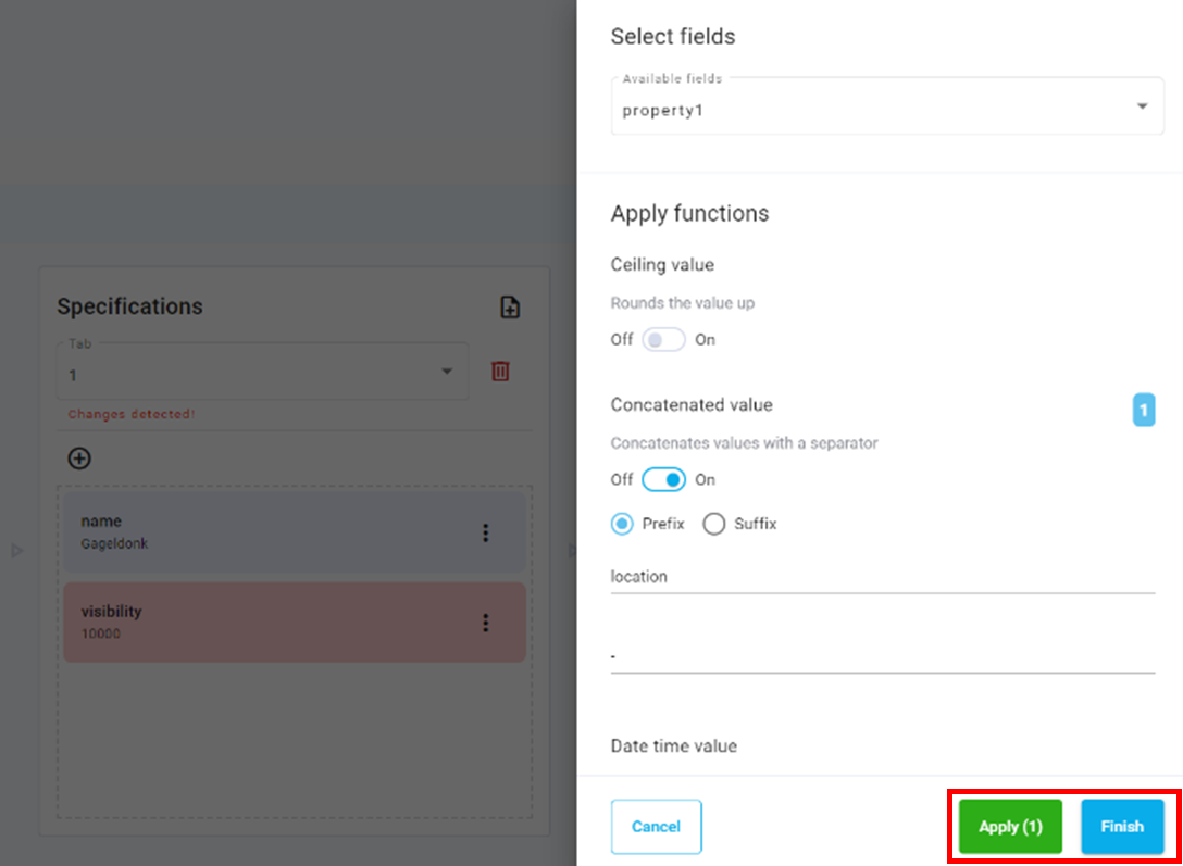 Step 11 for create DS